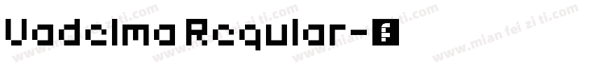 Vadelma Regular字体转换